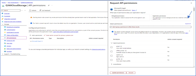 Application Permissions